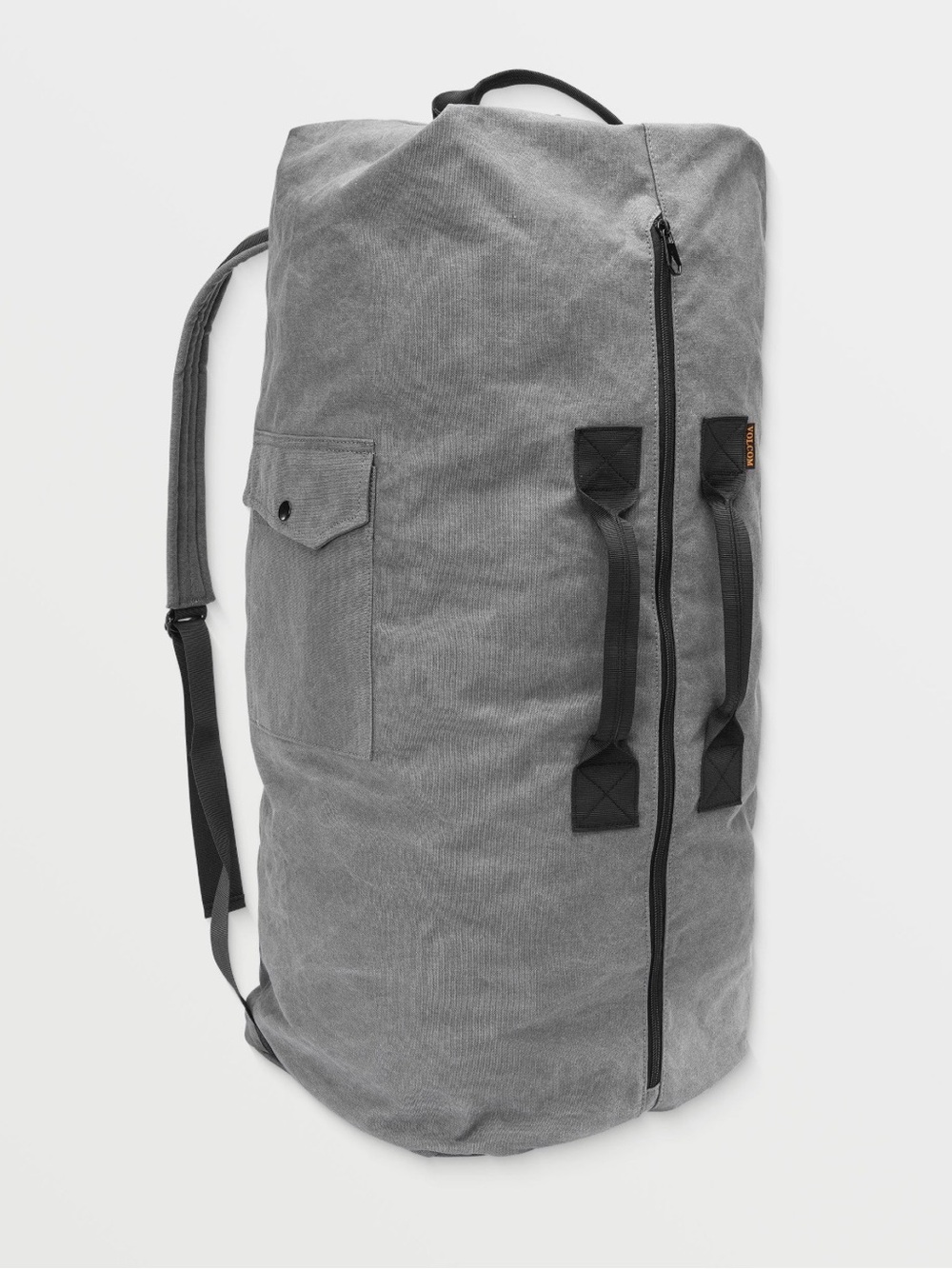 Volcom Ruckstone Duffle. Size capacity 84 liters in 100% cotton canvas NWT